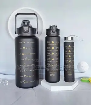 1pc 2l/750ml/300ml Large Capacity Pink Gradient PC Material Water