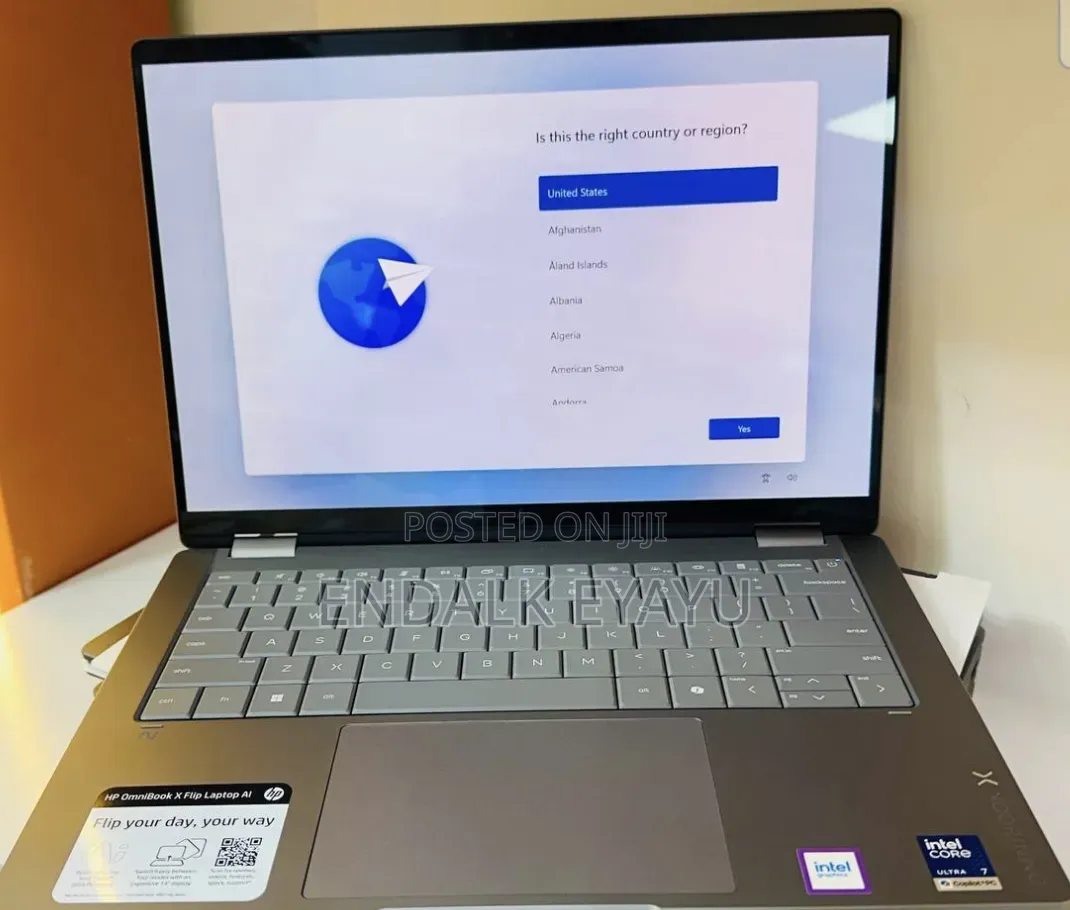 New Laptop HP OmniBook X Flip 14" 16GB Intel Core Ultra 7 SSD 1T