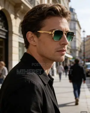 Retro Gold Metal Frame Glasses, Suitable for Men and Women, Steampunk