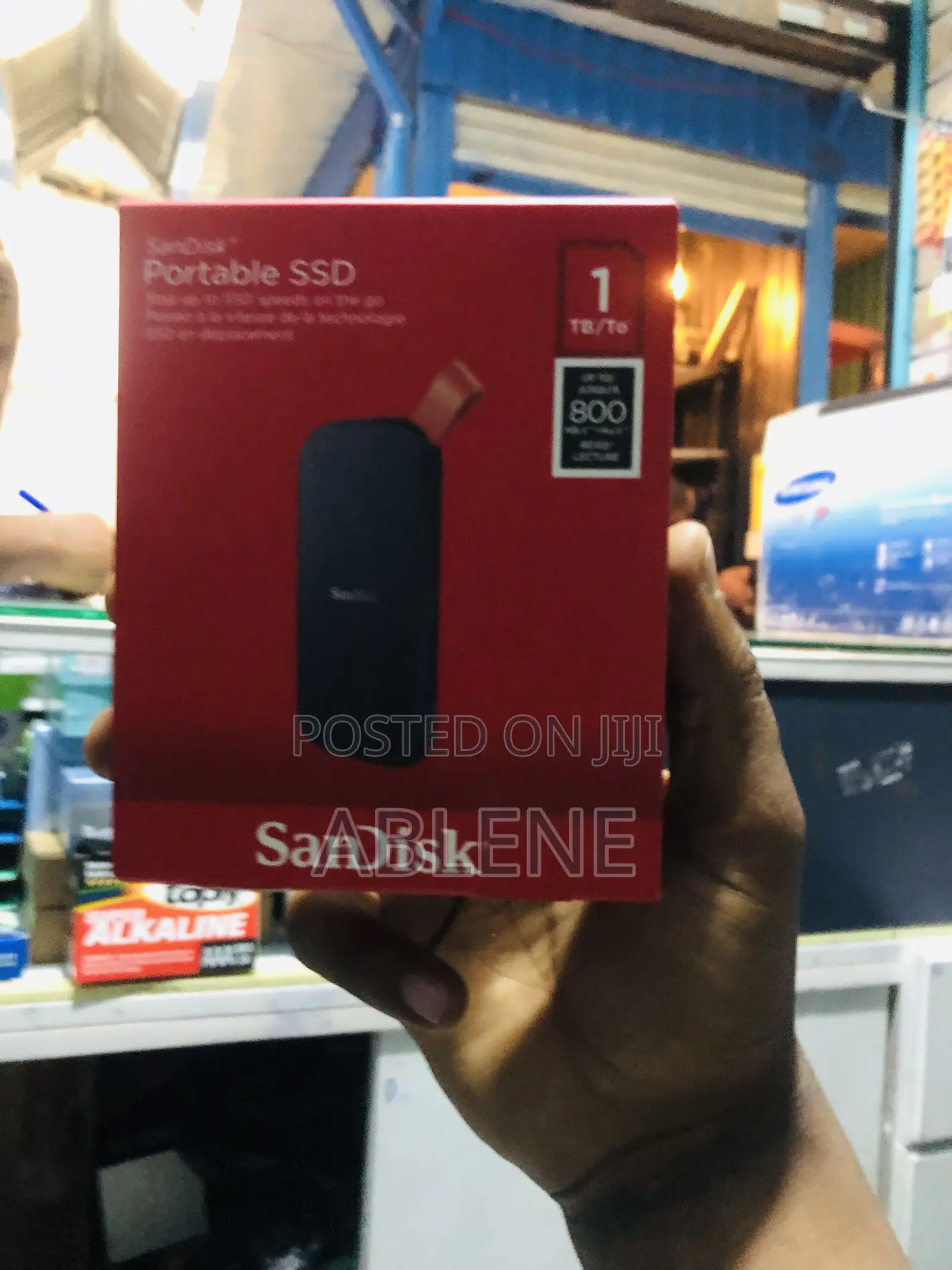 SanDisk 1TB Portable SSD External Hardisk