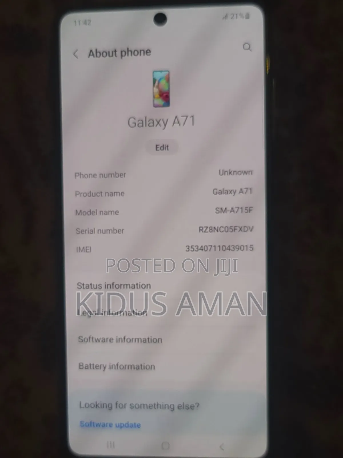 Samsung Galaxy A71 128 GB