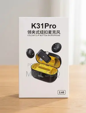 K31pro Collar Clip Button Microphone