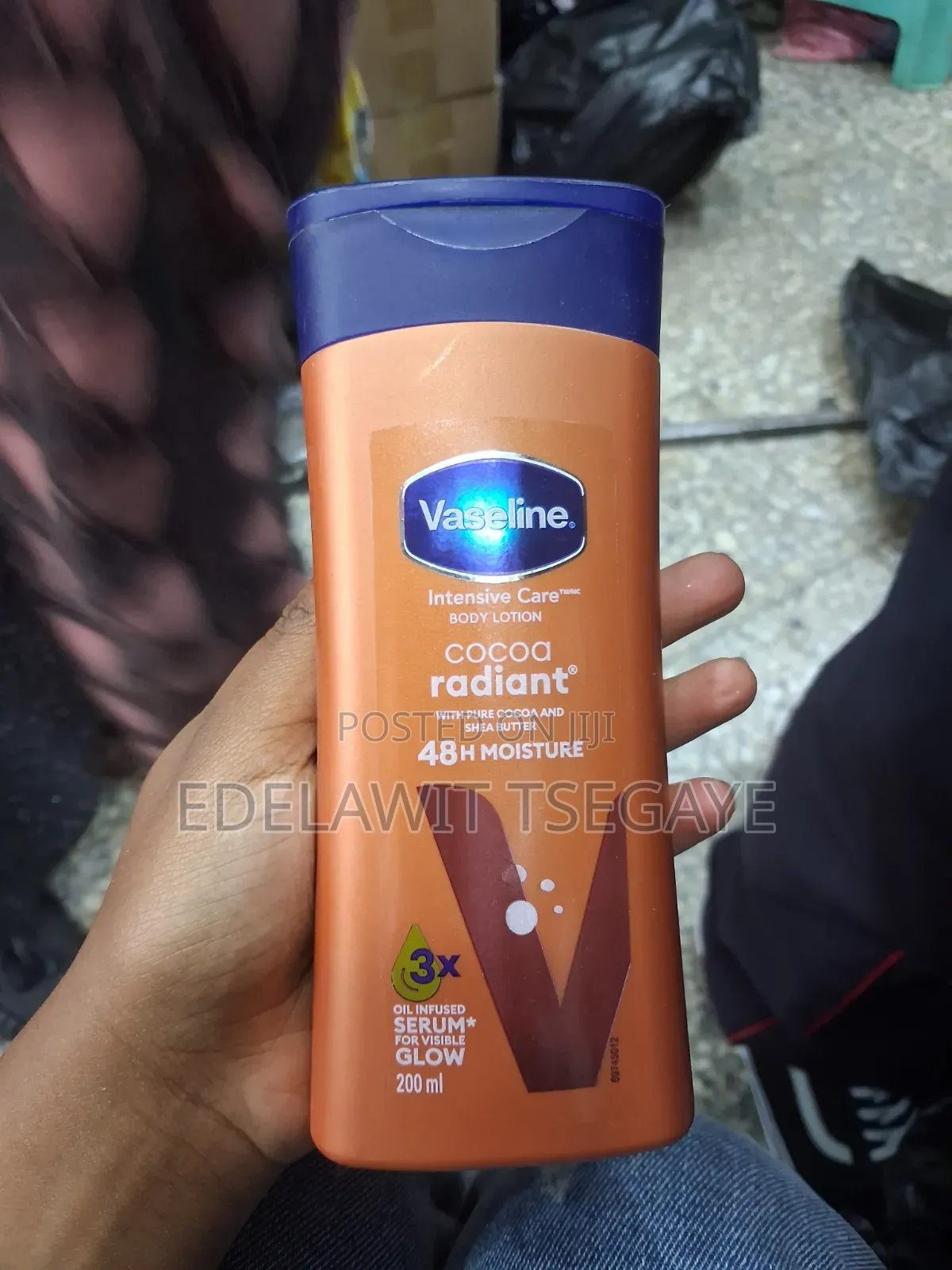 Vaseline Cocoa Radiant Body Lotion 200ml | 48H Moisture 