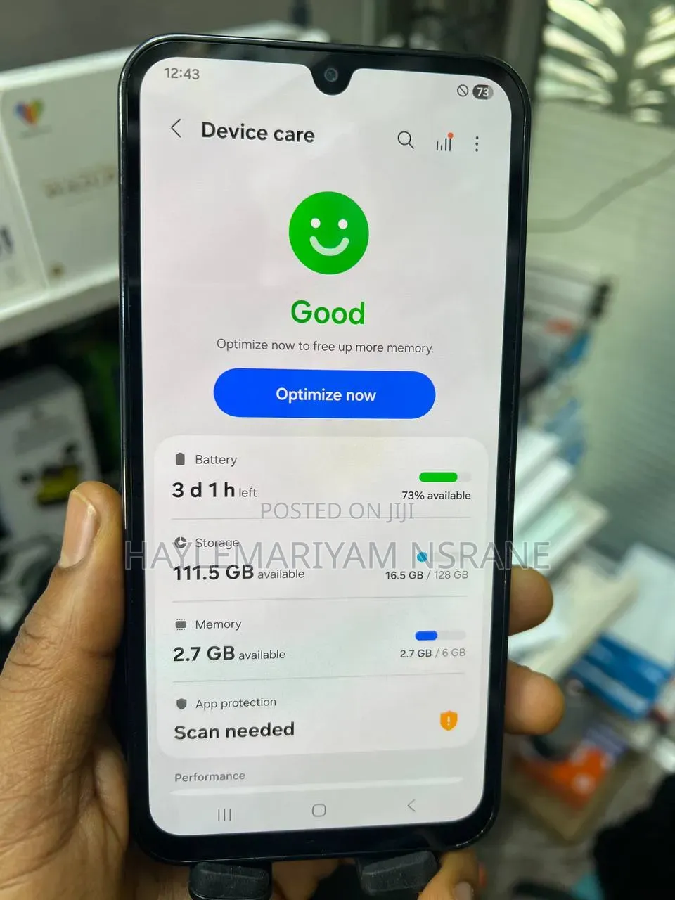 New Samsung Galaxy M15 128 GB Blue