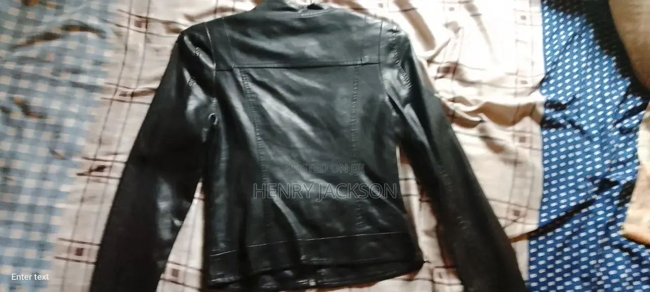 Black Woman's Leather Jacket