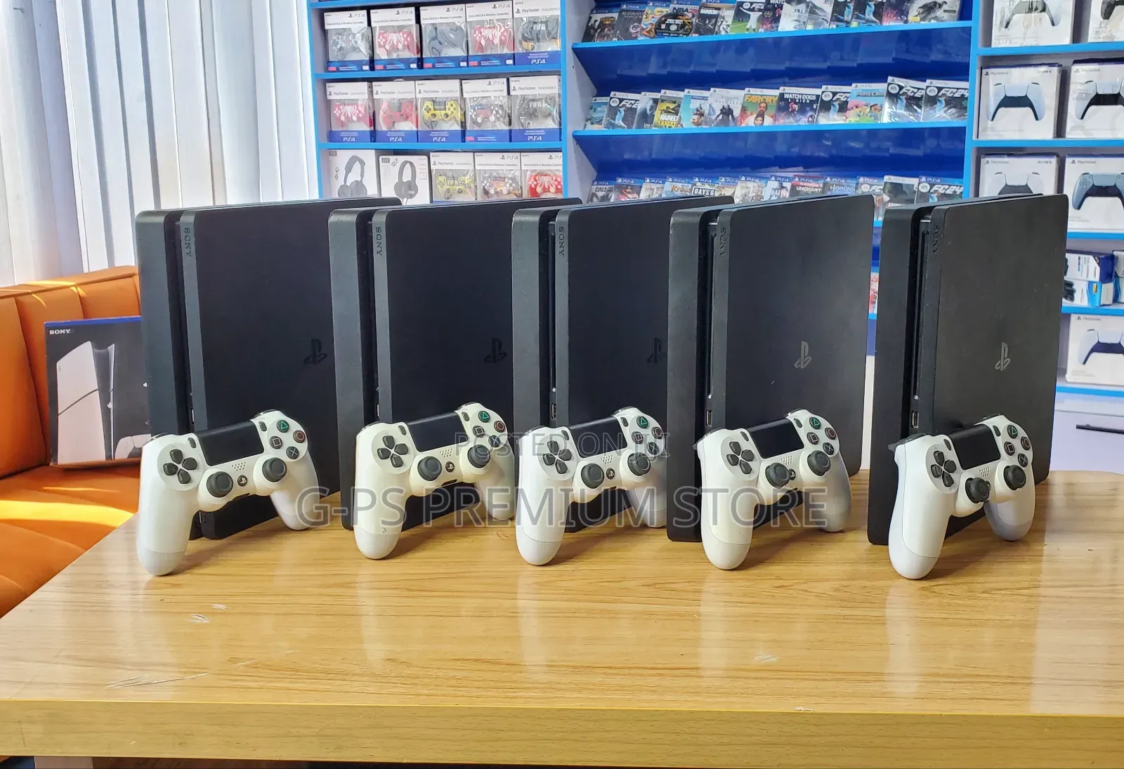 PS4 Slim Jailbreak FC 27 እና 10 ጌሞች | ዋስትና ያለው በፈለጉት GB መርጠው መውሰድ ይችላሉ