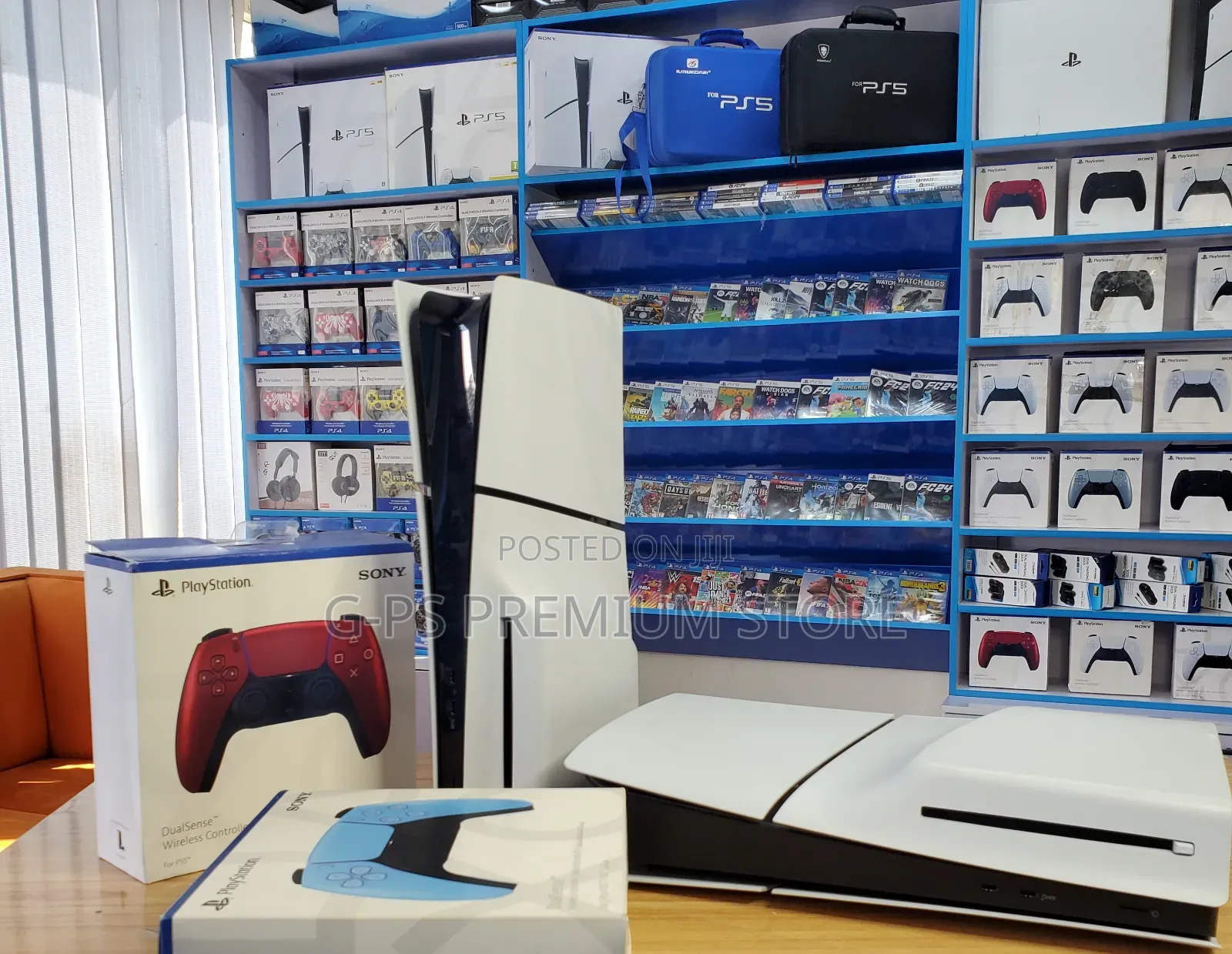 PS5 Slim | FC 27 እና 5 ጌሞች ዋስትና ያለው በፈለጉት ከለር Joystick መርጠው መውሰድ ይችላሉ