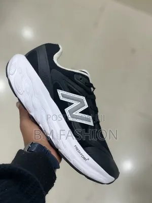 Black and White New Balance Fresh Foam Trainer Sneaker