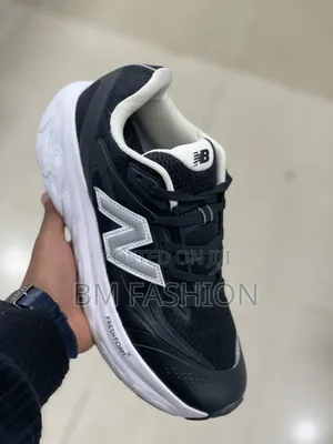Black and White New Balance Fresh Foam Trainer Sneaker