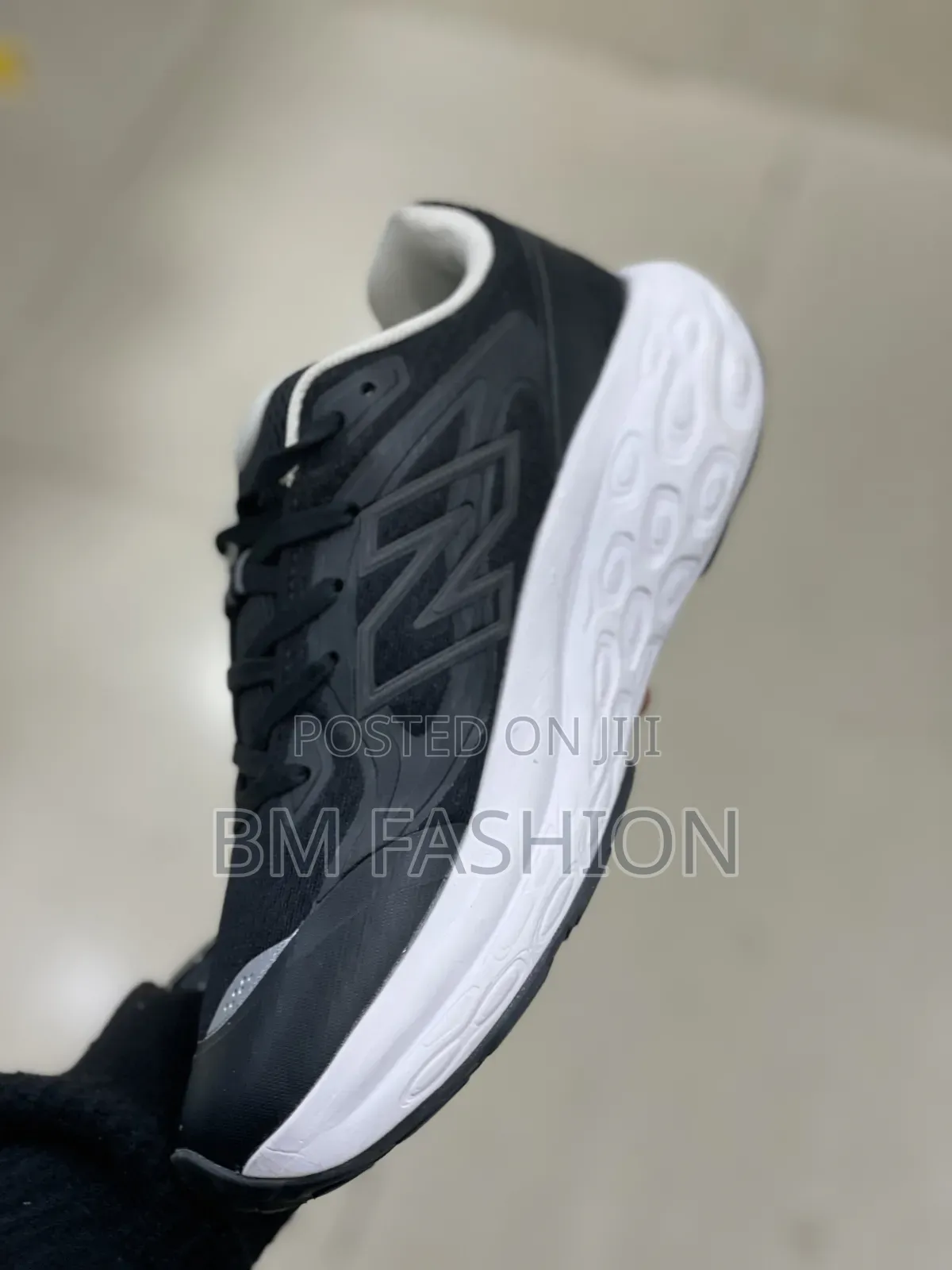 Black and White New Balance Fresh Foam Trainer Sneaker