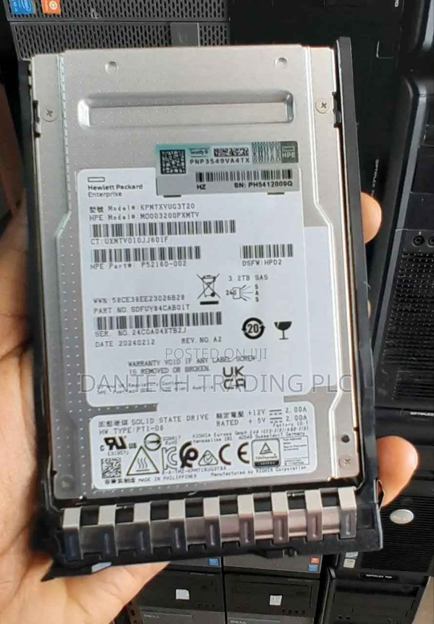 Hpe 3.2tb Sas Mixed Use SFF Bc SSD