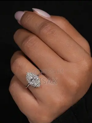 Diamond Ring With 18 Carat White Gold