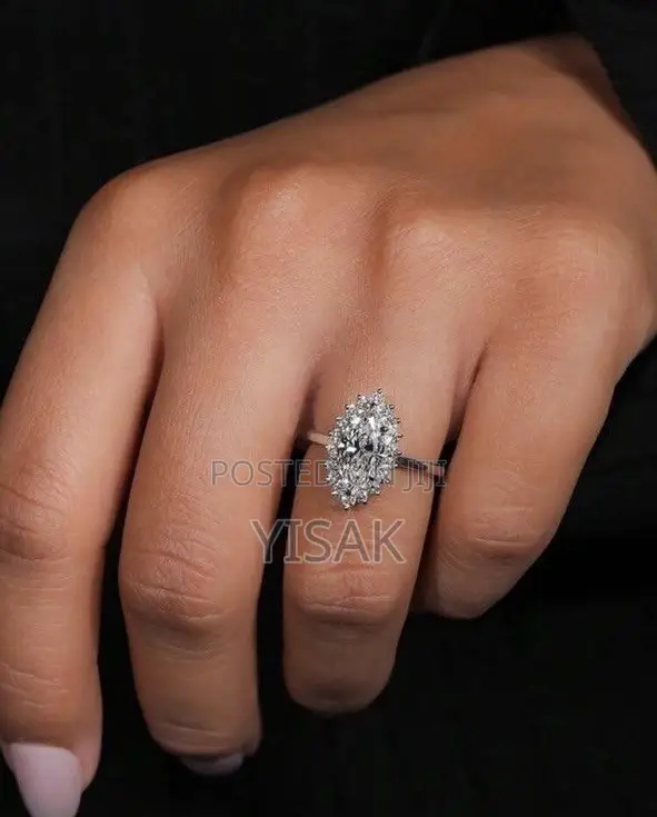 Diamond Ring With 18 Carat White Gold
