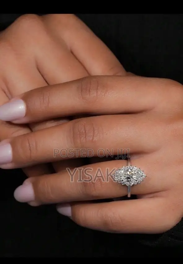 Diamond Ring With 18 Carat White Gold