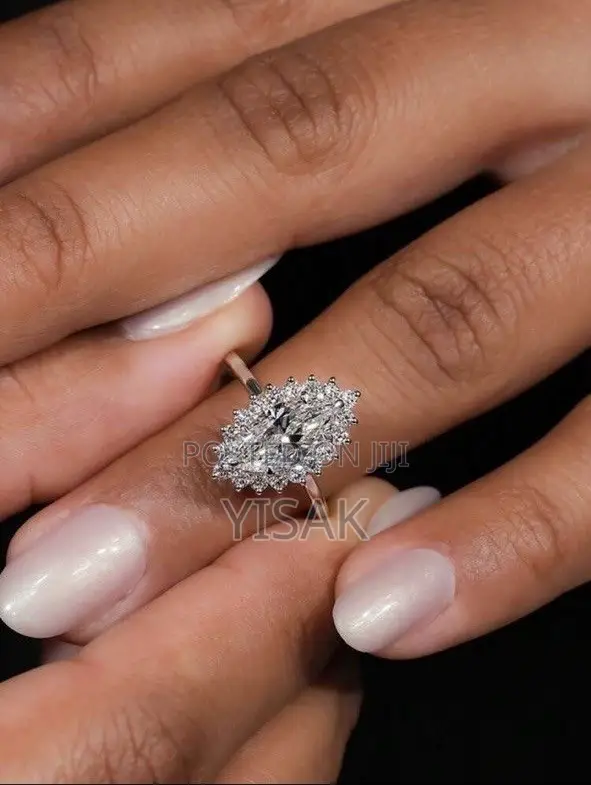 Diamond Ring With 18 Carat White Gold