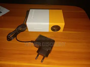 YG-300 Portable Mini LED Projector With Its Power