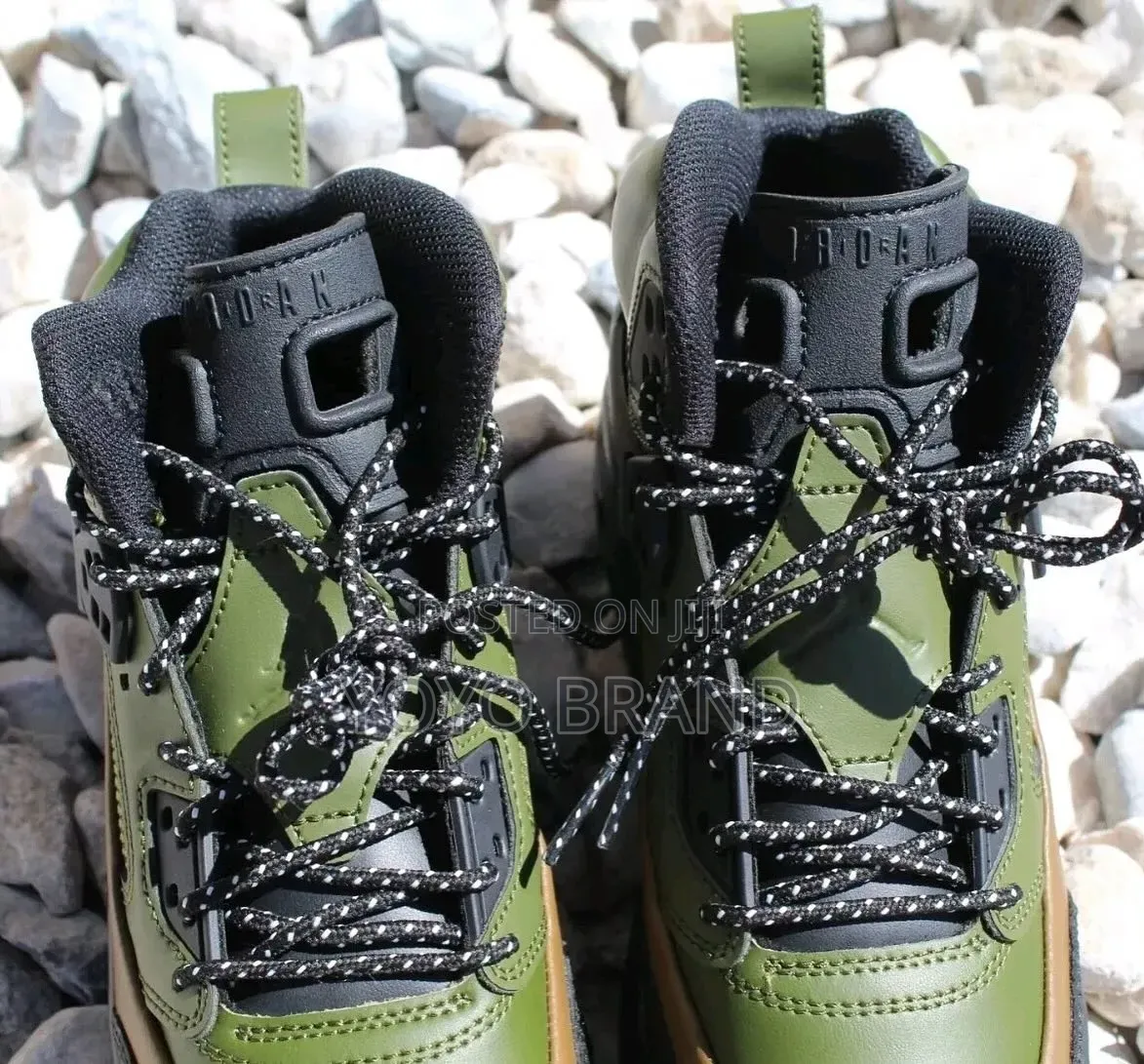 Jordan Spizike Winterized Green and Brown "Beef Broccoli"