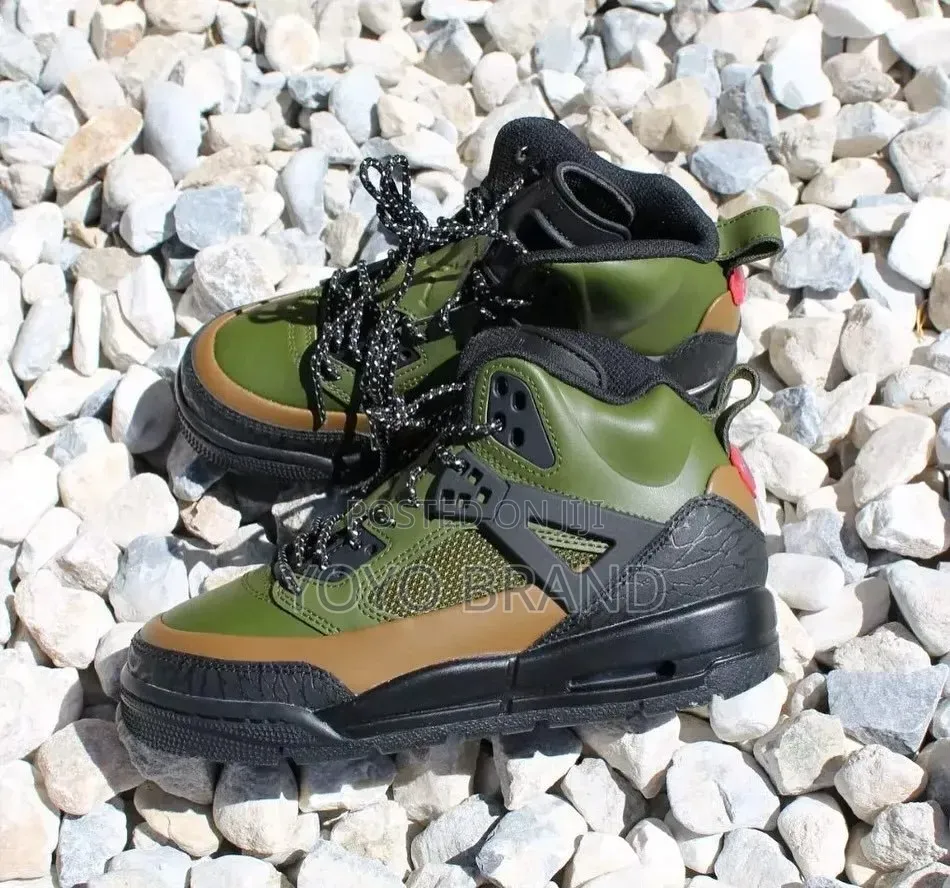 Jordan Spizike Winterized Green and Brown "Beef Broccoli"