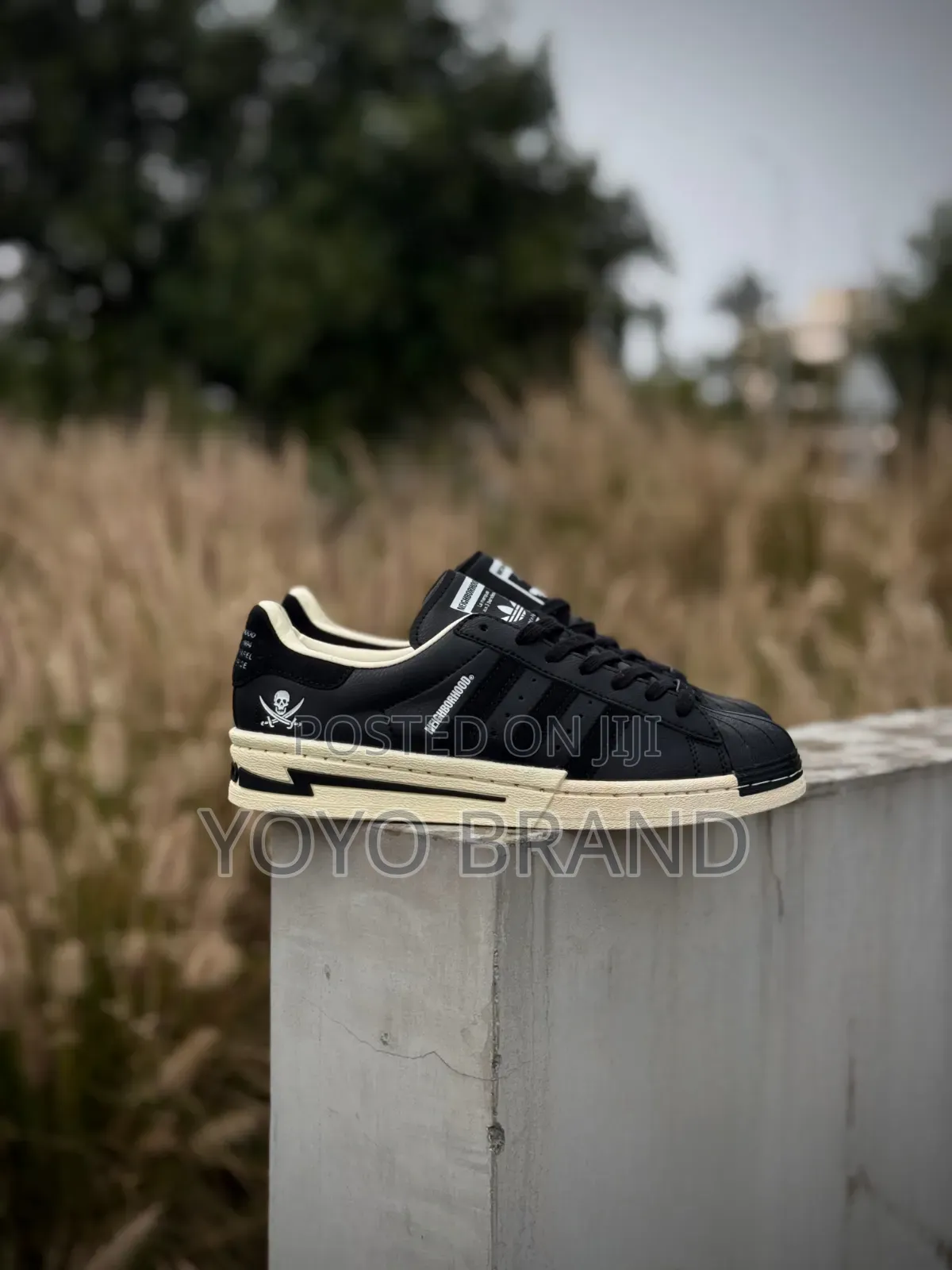 Adidas Superstar X Neighborhood Sneakers Black/White Fashion Shoes