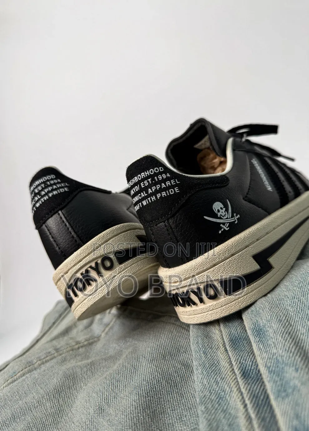 Adidas Superstar X Neighborhood Sneakers Black/White Fashion Shoes