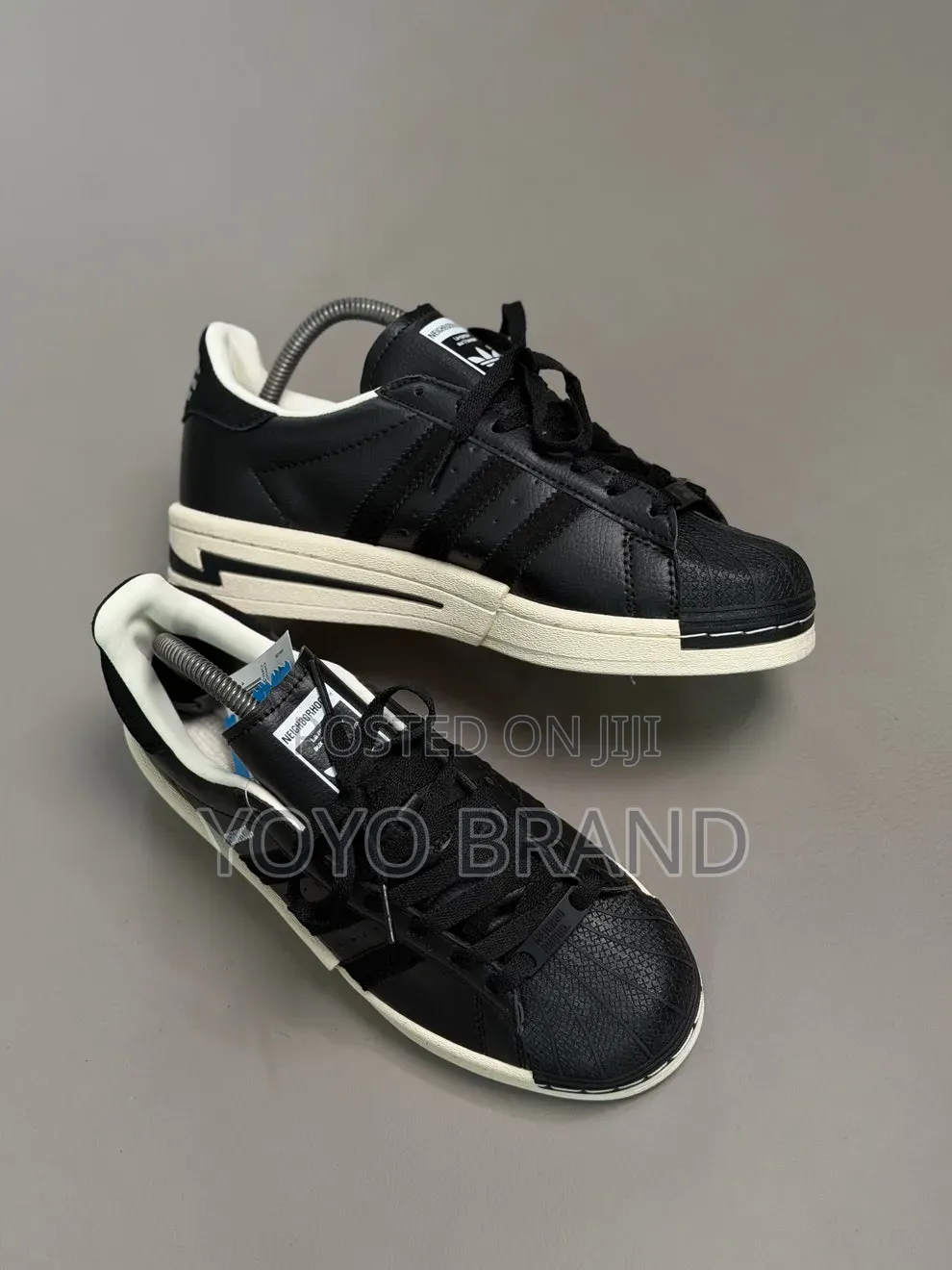Adidas Superstar X Neighborhood Sneakers Black/White Fashion Shoes