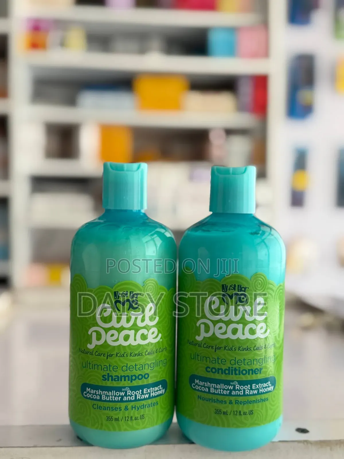 Just for Me Curl Peace (ሻምፑ እና ኮንዲሽነር Set)shampoo Conditioner