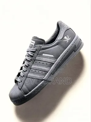 Adidas Superstar X Neighborhood Light Gray Unisex Fashion Shoes