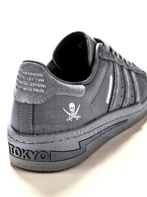 Adidas Superstar X Neighborhood Light Gray Unisex Fashion Shoes