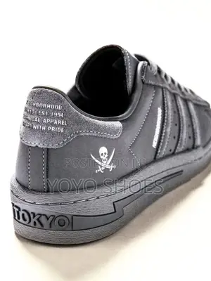 Adidas Superstar X Neighborhood Light Gray Unisex Fashion Shoes