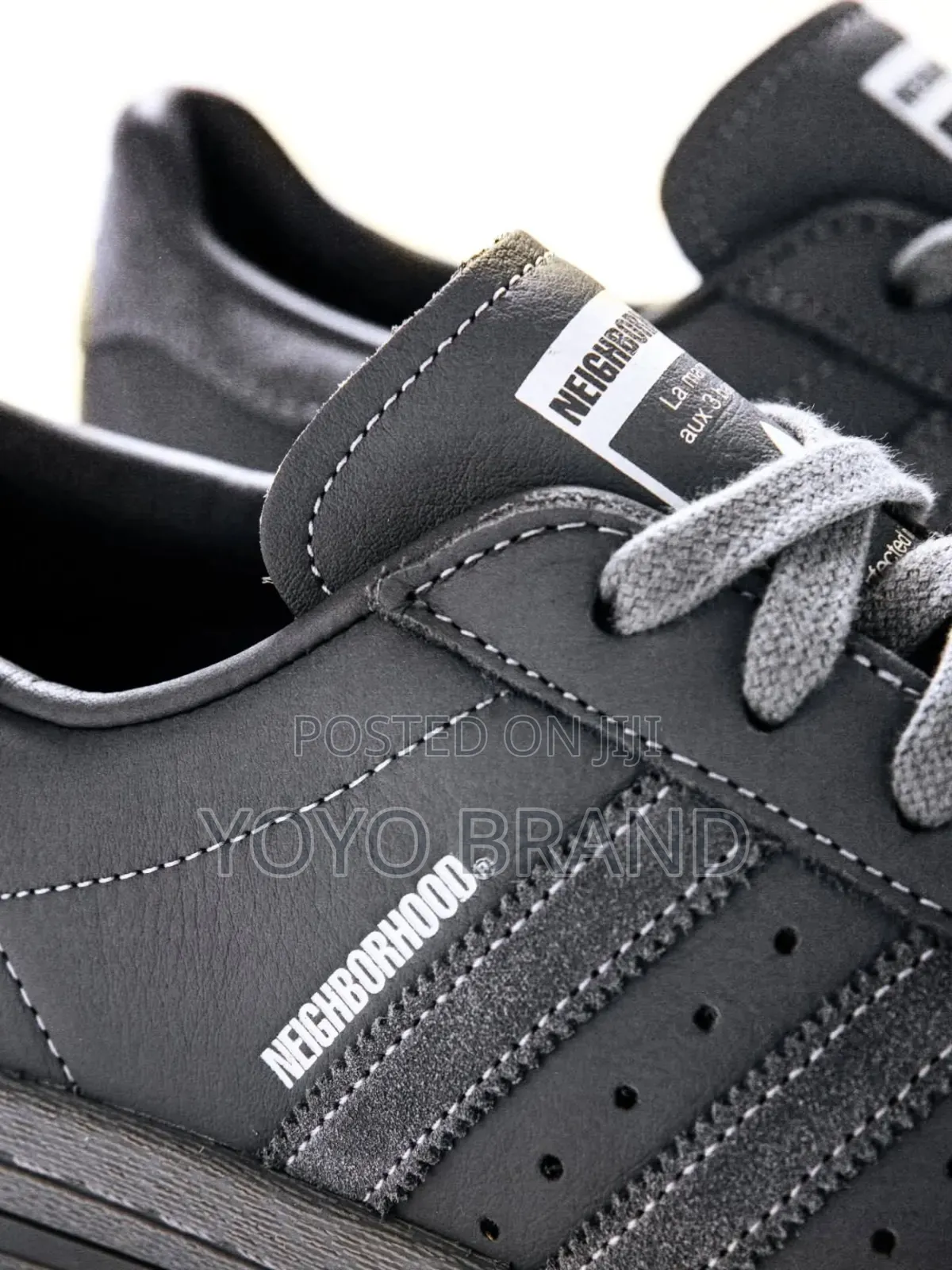 Adidas Superstar X Neighborhood Light Gray Unisex Fashion Shoes