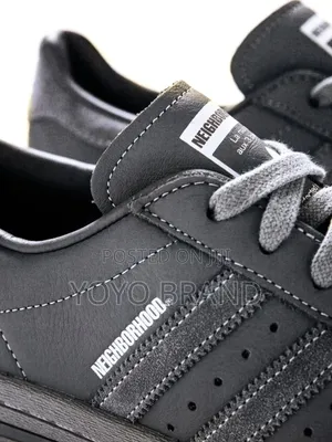 Adidas Superstar X Neighborhood Light Gray Unisex Fashion Shoes