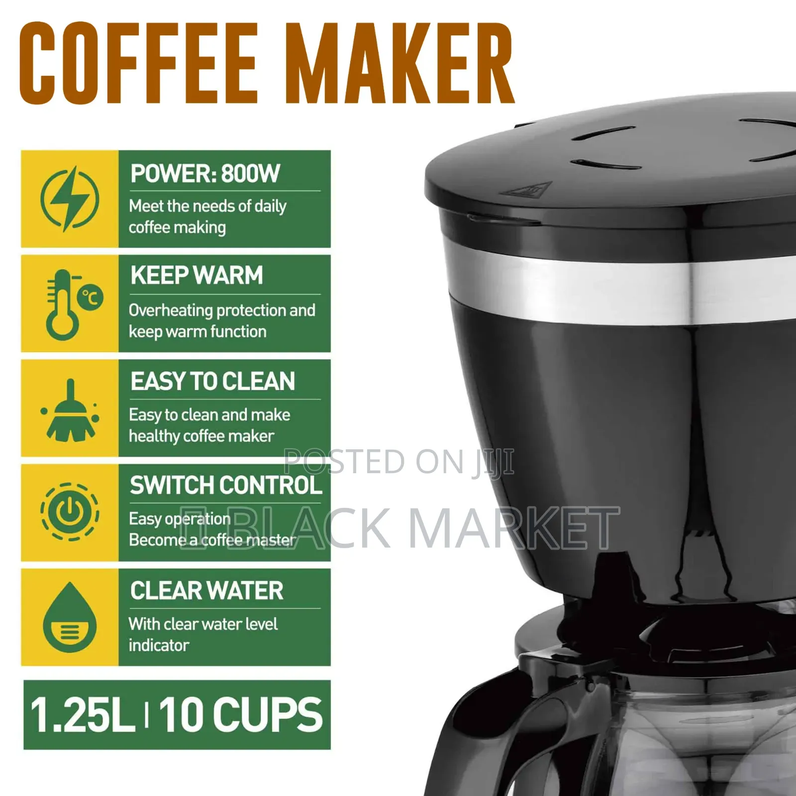 Sonifer Coffee Maker 10cup