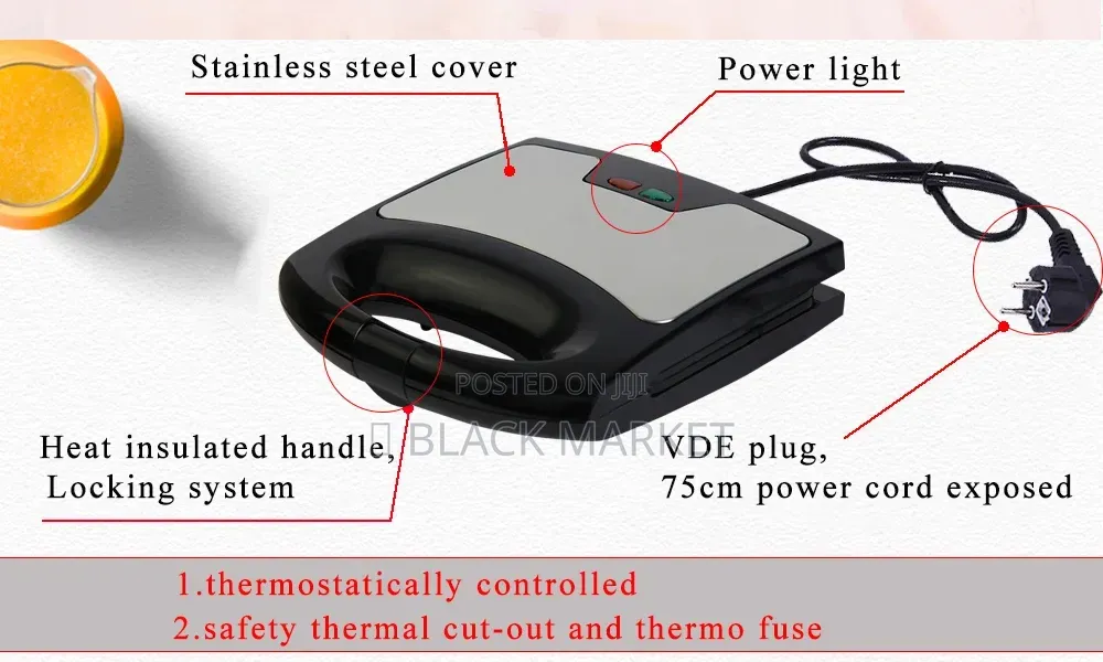 Jubake Sandwich Maker