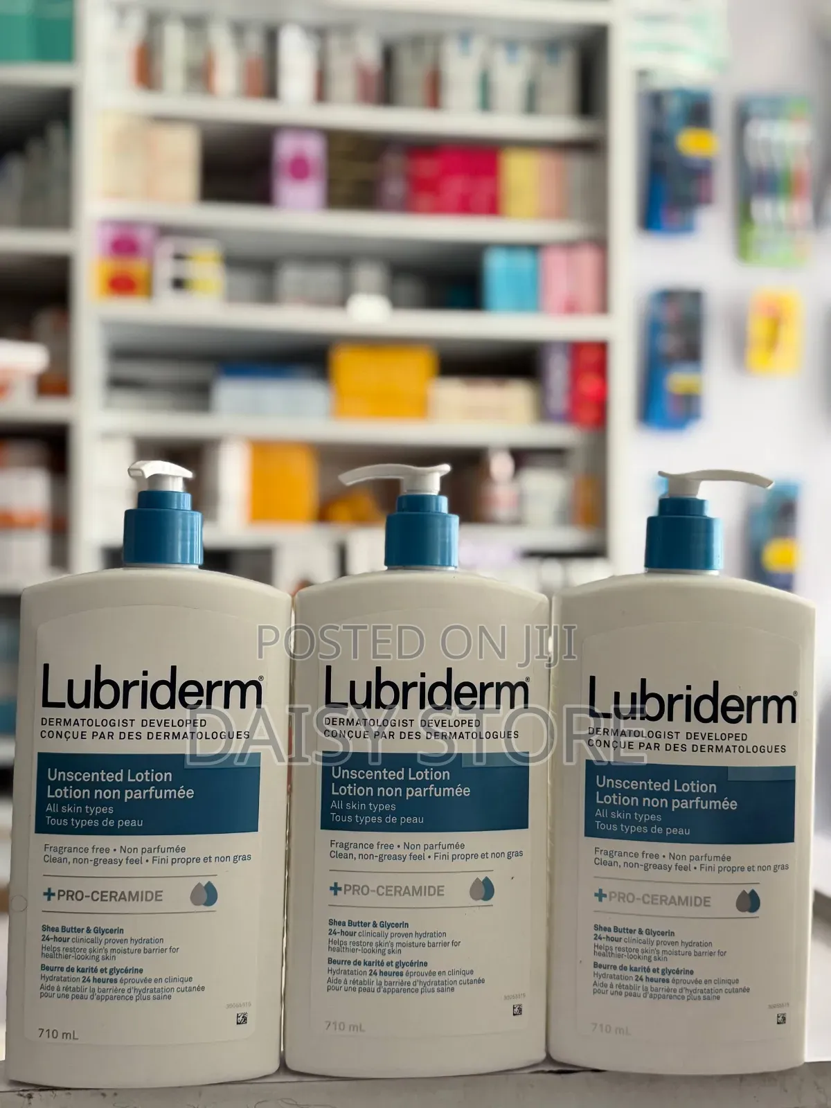​Lubriderm Unscented Lotion(710 mL)
ሽቶ የሌለው የሰውነት ሎሽን ለሁሉም ዓይነት ቆዳ