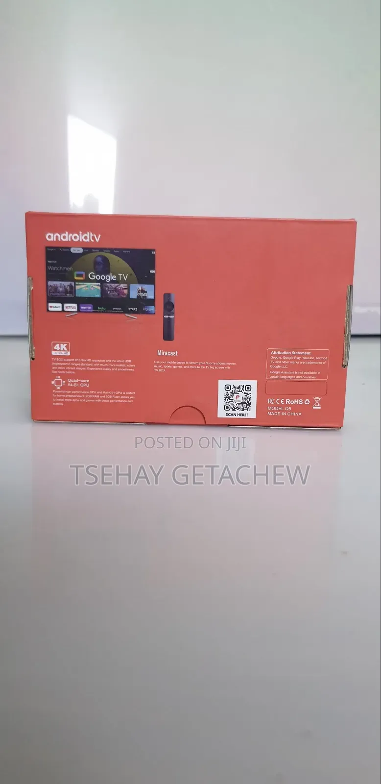 Q5 Smart TV Box / ቲቪ ስማርት ማድረጊያ