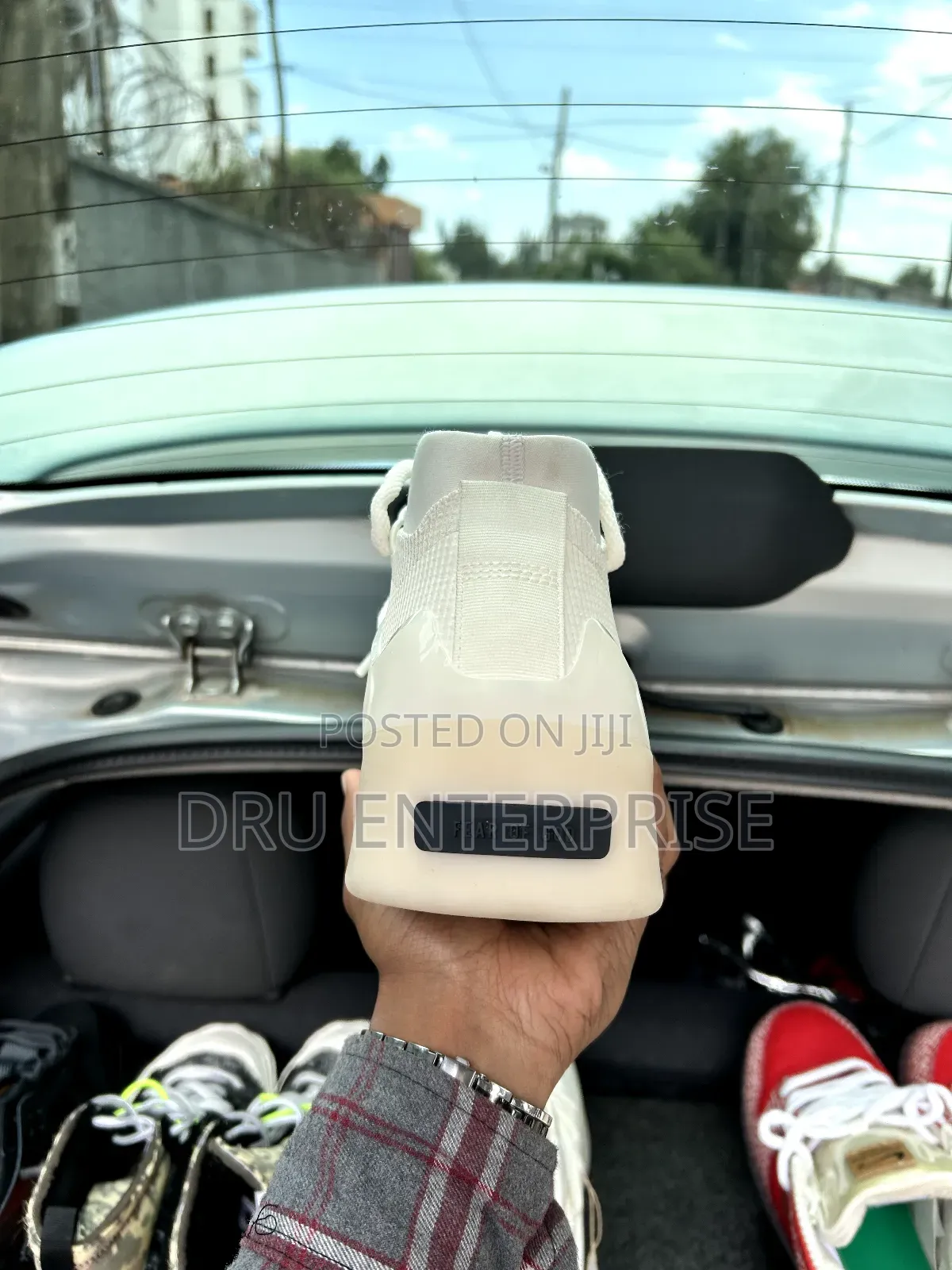 Fear of God Athletics 1 X Adidas 'Cream White'- Size 431⁄3