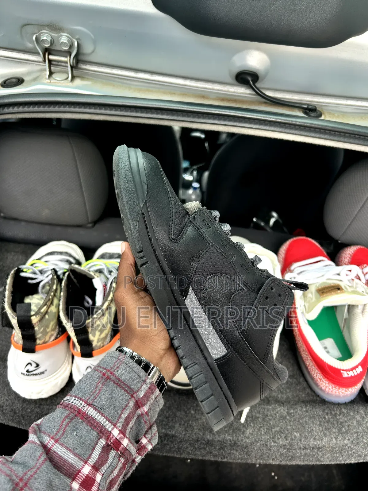 Nike Dunk Low Jumbo Black Bronzine - Size 43