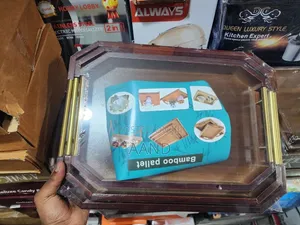 Premium Bamboo Serving Tray | የቀርቀሀ ማቅረቢያ ትሪ