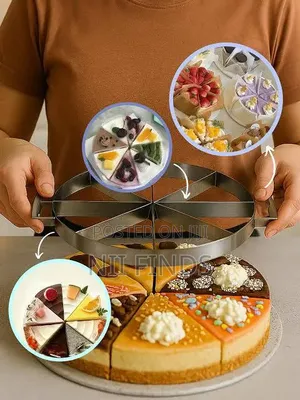 Stainless Steel Cake Slicing and Baking Ring Mold