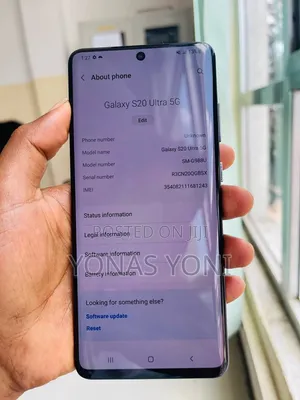 Samsung Galaxy S20 Ultra 5G 128 GB Black