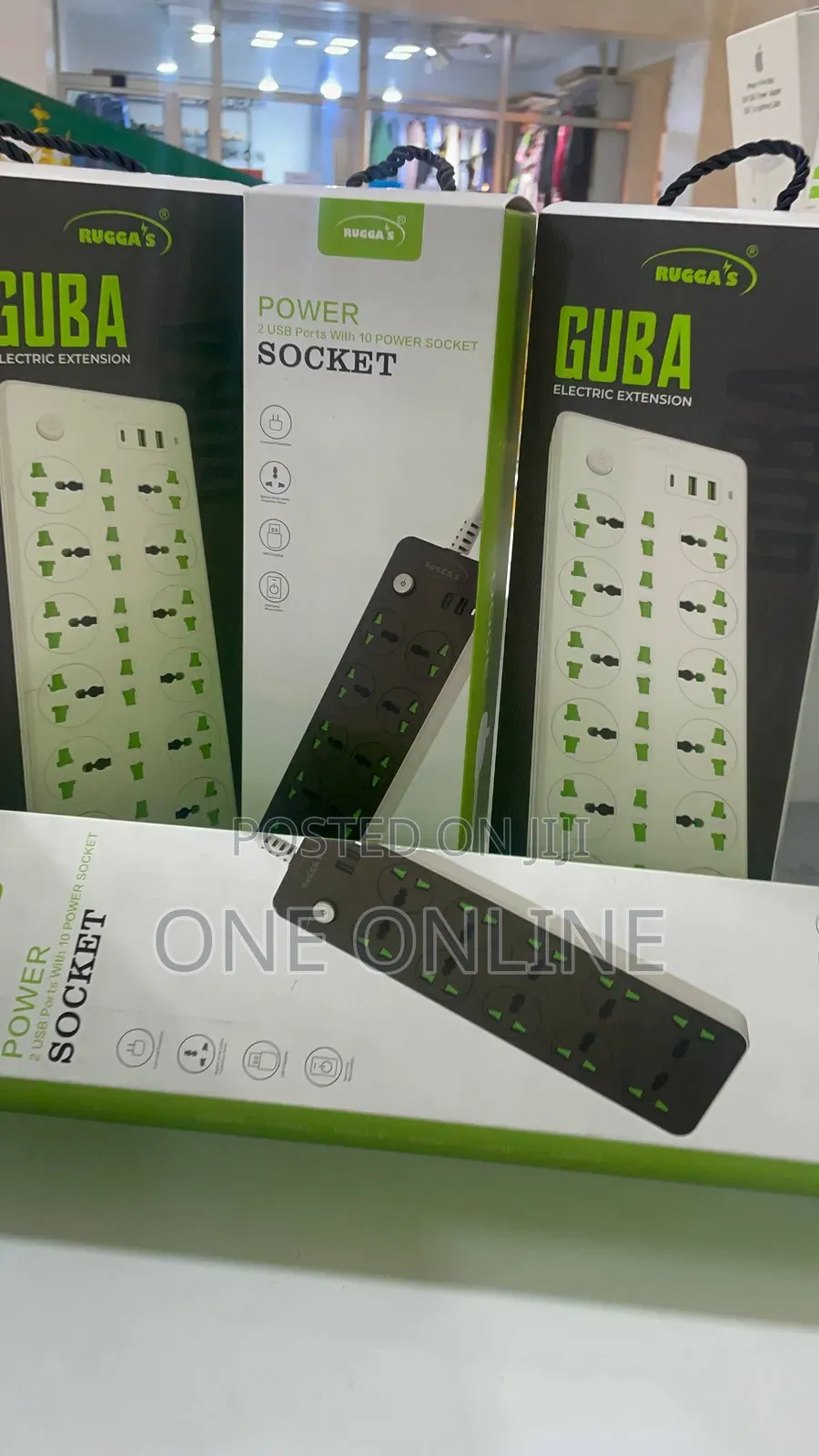Power ➥ 2 USB Ports With 10 Power Socket 3000 Mm
