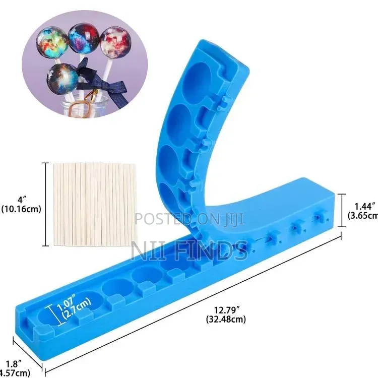 3D Silicone Round Sphere Lollipop Mold