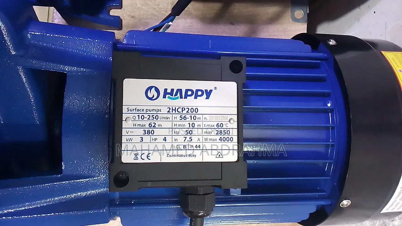 Happy Water Pump 3 Kw 4 HP