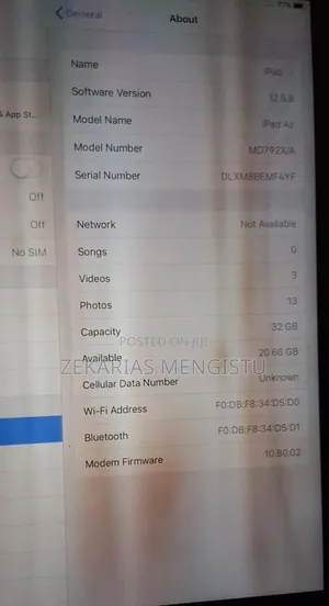 Apple iPad Air 32 GB Silver