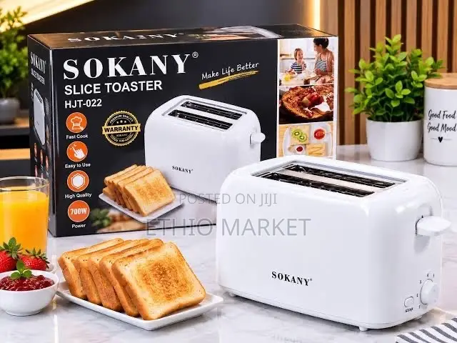 Sokany Slice Toaster (Sokany የዳቦ መጋገሪያ)
