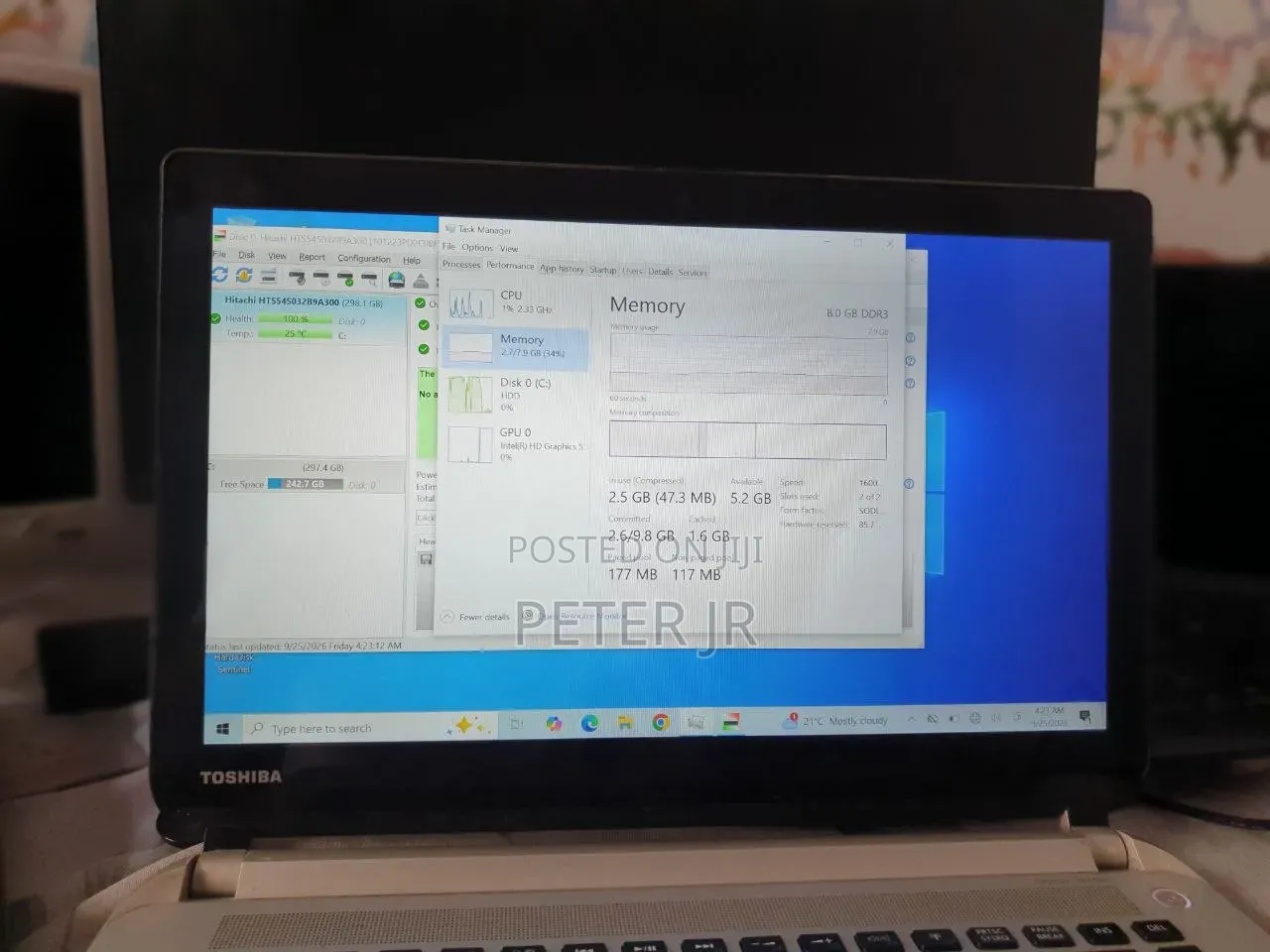 Laptop Toshiba Satellite E45T 8GB Intel Core i5 HDD 320GB