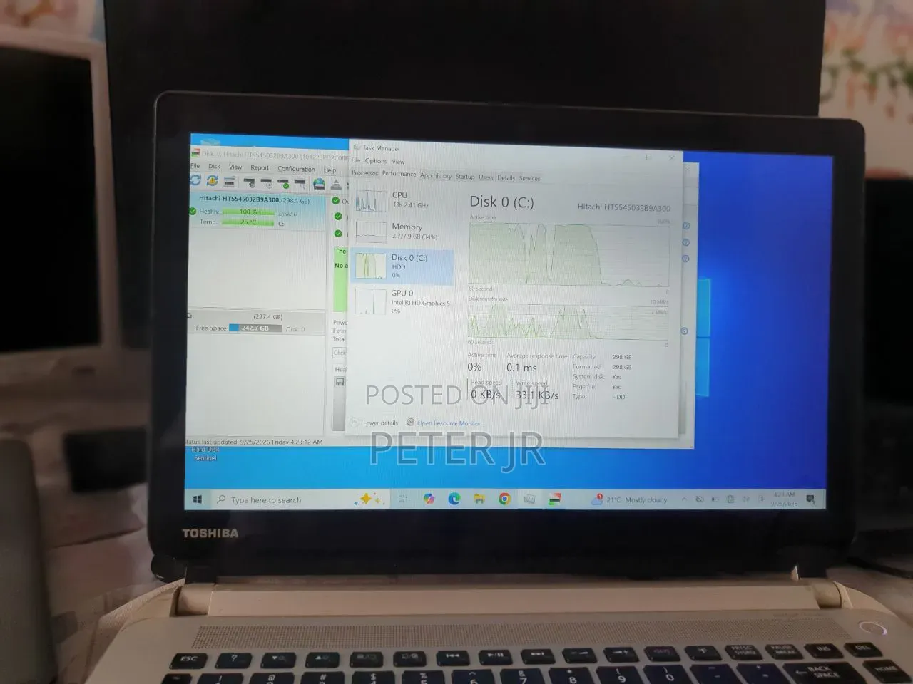 Laptop Toshiba Satellite E45T 8GB Intel Core i5 HDD 320GB