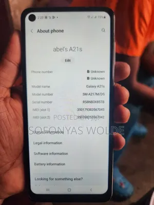Samsung Galaxy A21s 64 GB White