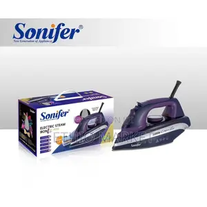 Sonifer Electric Steam Iron (Sonifer ኤሌክትሪክ የእንፋሎት ልብስ መተኮሻ)