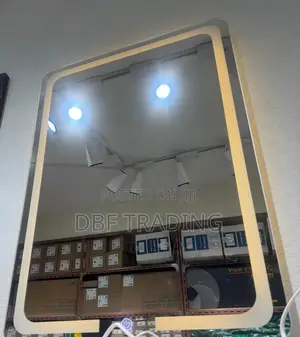 Smart LED Bathroom Mirror – Touch Button, Warm Cool Light